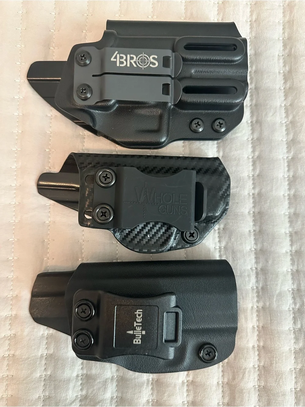 Assorted Men’s Holster Lot - Black and Brown